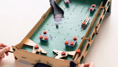 KiwiCo Eureka Crate Pinball Machine