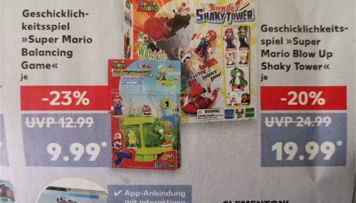 Super Mario Geschicklichkeitsspiele + Lego im Angebot bei Kaufland