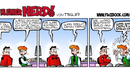 Du kleiner Nerd! von Tikwa: Die EXTREM wichtige E-Mail