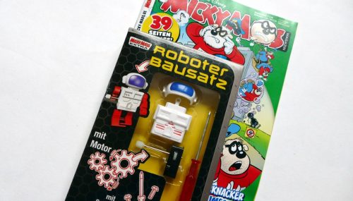 Micky Maus Magazin Nr. 20/2021 – Roboter-Bausatz Rezension