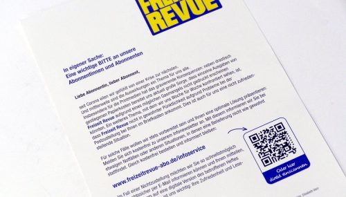 Freizeit Revue: Hinweis auf Nichtzustellung