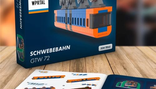 Wuppertaler Schwebebahn GTW 72 als Klemmbaustein-Set