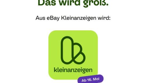 Aus eBay Kleinanzeigen wird Kleinanzeigen