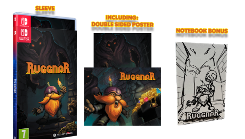 Ruggnar als physische Version von Red Art Games für Nintendo Switch