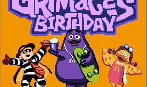 Grimace’s Birthday von McDonald’s als Nintendo Game Boy Color Spiel von Krool Toys