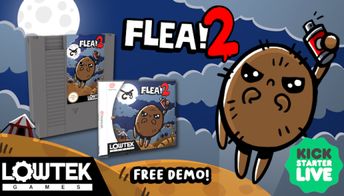 FLEA! 2 für NES und Dreamcast als Modul ist auf Kickstarter