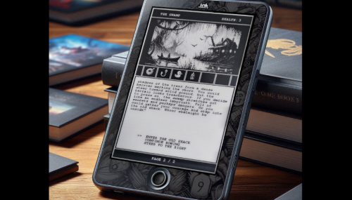 Ink Console – E-Reader als Textadventure Spielekonsole mit Modulen