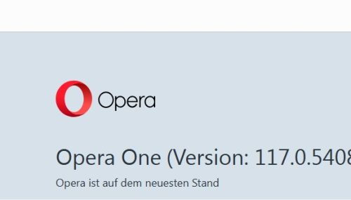 Opera One (Version: 117.0.5408.142) Absturz