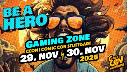 COMIC CON STUTTGART präsentiert bisher größte Gaming Zone – mit über 50 Spielen, Stargästen und digitalem Steam Event