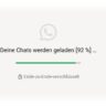 WhatsApp Web lädt nicht