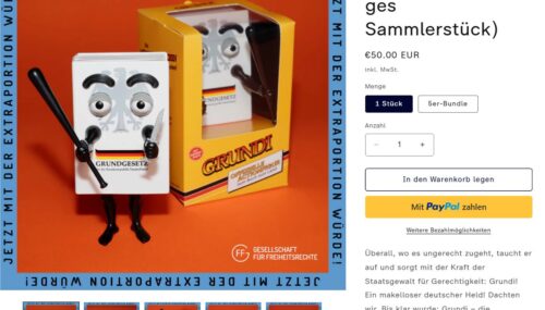 Grundi Actionfigur für alle!