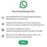 Neu bei WhatsApp Web (11. August 2026)